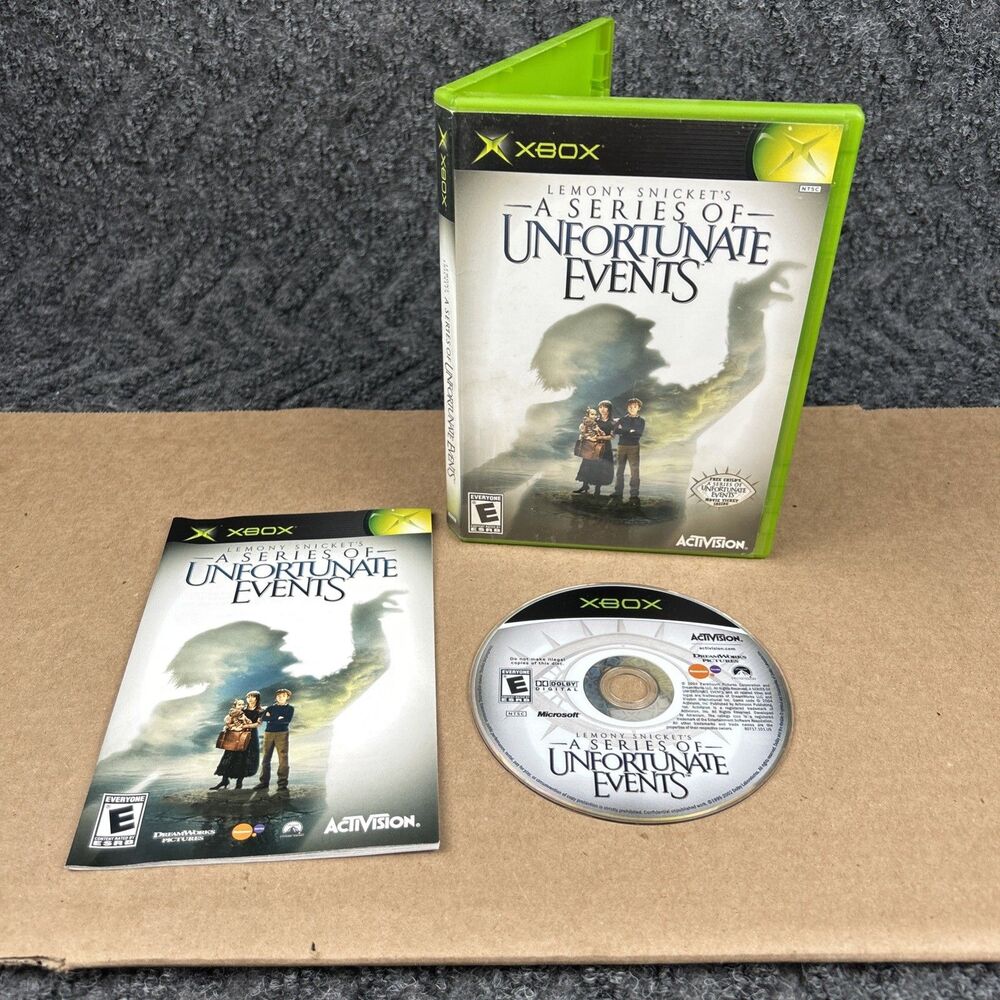 Lemony Snicket's A Series of Unfortunate Events (Xbox, 2004) Complete
